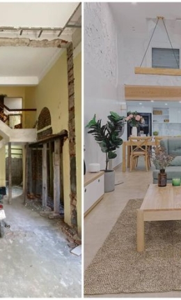 Tổng hợp mẫu cải tạo nhà cũ thành mới hiện đại, ấn tượng