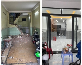 Đơn vị thiết kế sửa chữa phòng khách nhà phố hiện đại