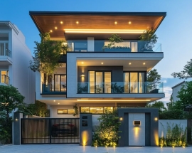 Thiết kế nhà phố tại TP.HCM đẹp, hiện đại, chuẩn phong thủy