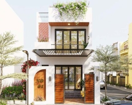 Thiết kế nhà phố hiện đại – Tối ưu diện tích, đón ánh sáng tự nhiên