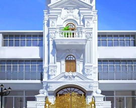 Thiết kế nhà phố tân cổ điển – Sang trọng, tinh tế giữa lòng phố thị