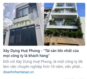 Xây dựng Huệ Phong - " Tài sản lớn nhất của mọi công ty là khách hàng"