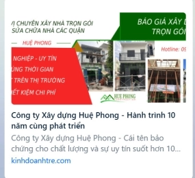 Công ty Xây dựng Huệ Phong – Hành trình 10 năm cùng phát triển