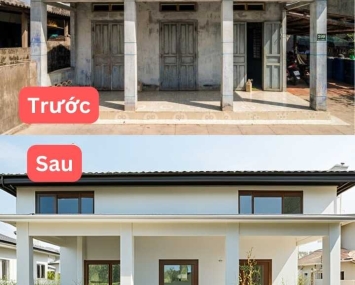 Tổng hợp mẫu cải tạo nhà cũ thành mới hiện đại, ấn tượng