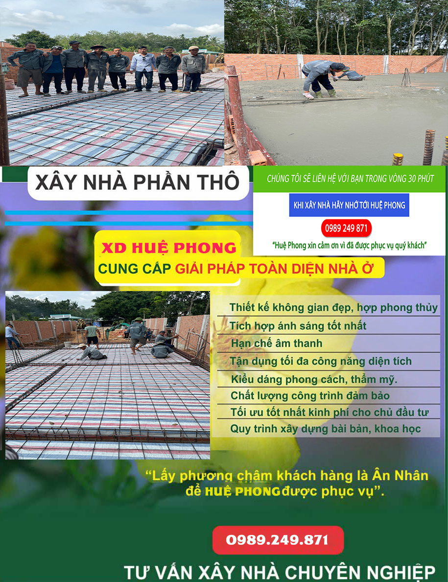 giá thi công xây dựng phần thô