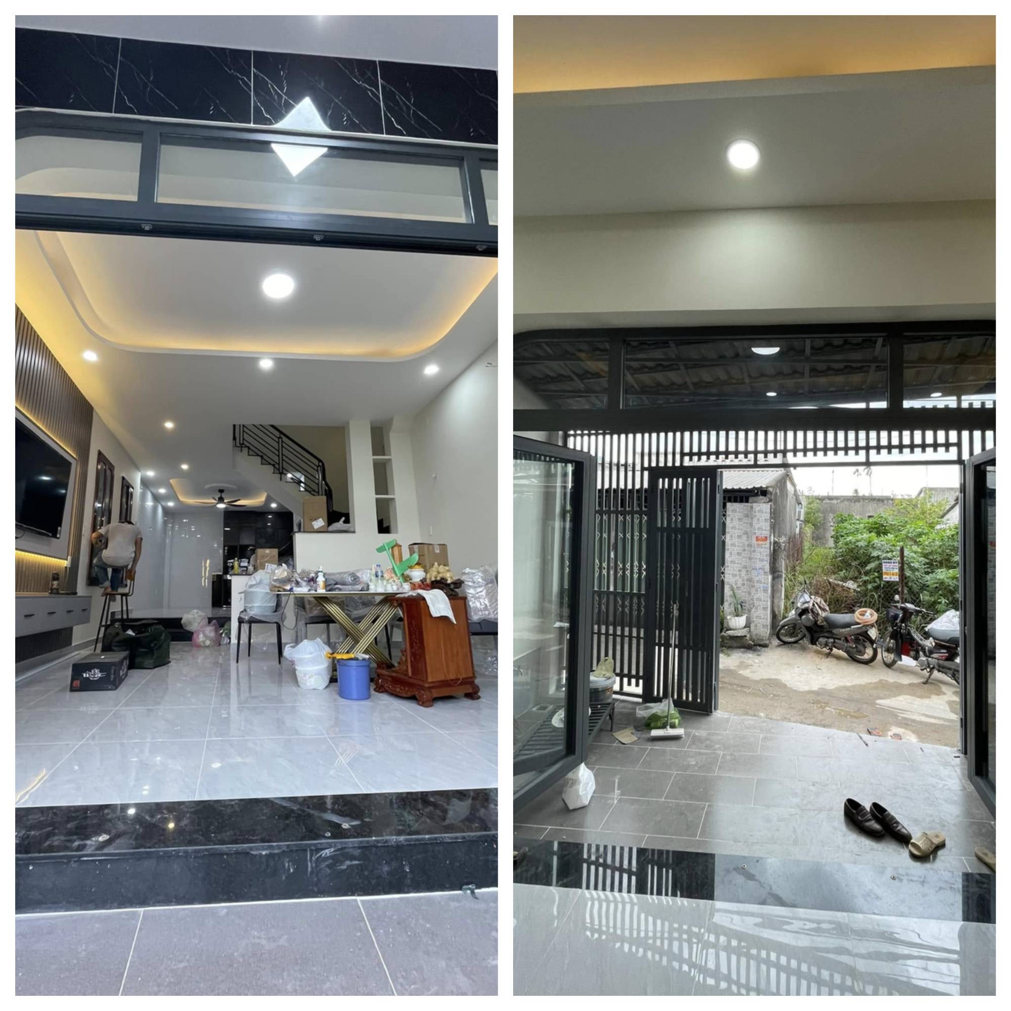 sửa chữa phòng khách nhà phố