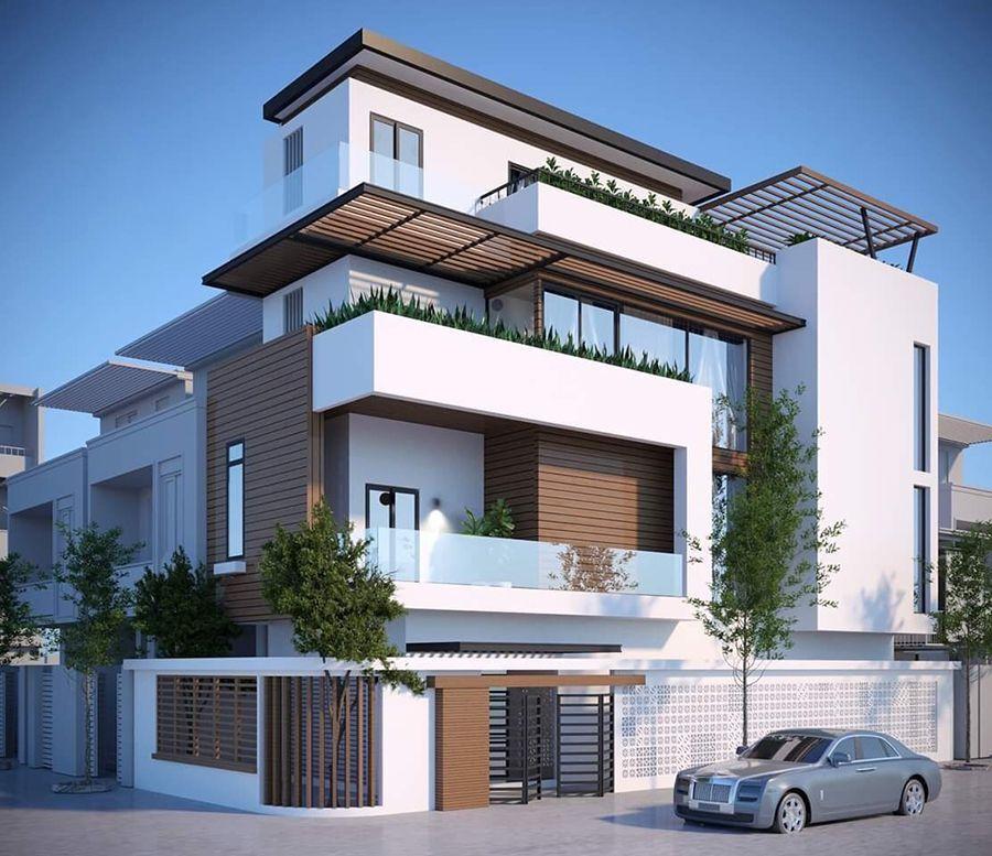 Bố trí mặt tiền nhà hợp phong thủy